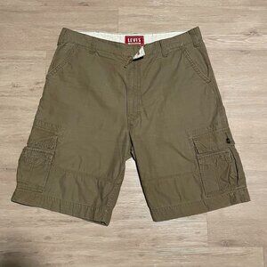 LEVI’S ORIGINAL VINTAGE MENS TAN/BROWN TALL CARRIER CARGO SHORTS